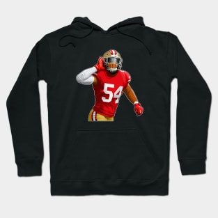 Fred Warner #54 Reaction Hoodie